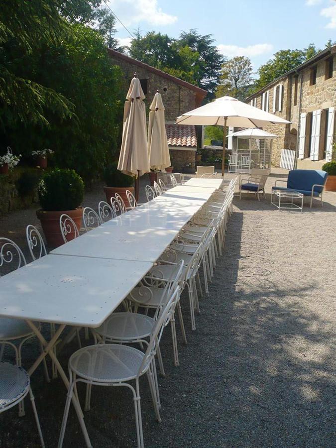 Demeure de 15 chambres avec piscine privee jardin clos et wifi a Satillieu Extérieur photo